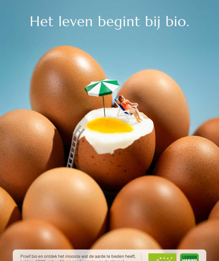 Het leven begint bij bio... de campagne bij choco